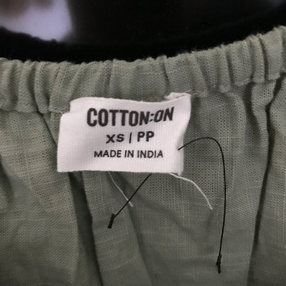 NWT Army green bo-ho dress - Picture 3 of 3